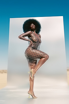 Playboy Ebony Model Tanerelle Shows Her Sexy Body