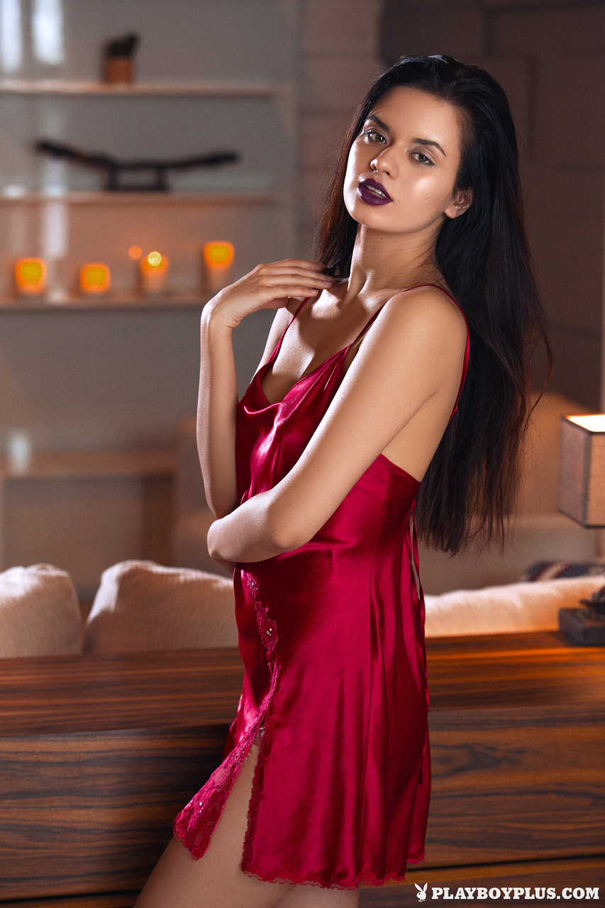 Carmen porn red dress