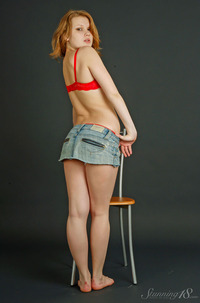 Redhead Amateur Leto R Getting Naked