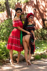 Mexican Lesbian Porn With Eliza Ibarra & Katana Kombat