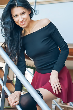 Hot brunette babe from Ukrain