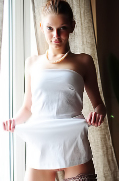 Slim and so sexy blonde