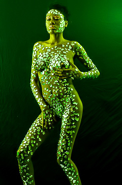 Cedez Jonez in space nude photoshoot