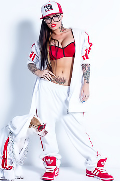 Christy Mack in Sexy Hip-Hop Style