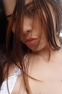 Mily Mendoza Dominates in White Lingerie