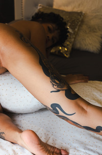 Horny Lilith Baph Pushing Sex Toy Inside